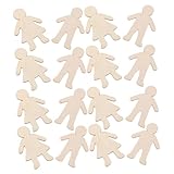 Incoraggia l'espressione : questi pezzi legno non finiti forniscono tela per i per liberare la creatività, promuovendo capacità e , ritagli in legno, ritagli legno a forma persone