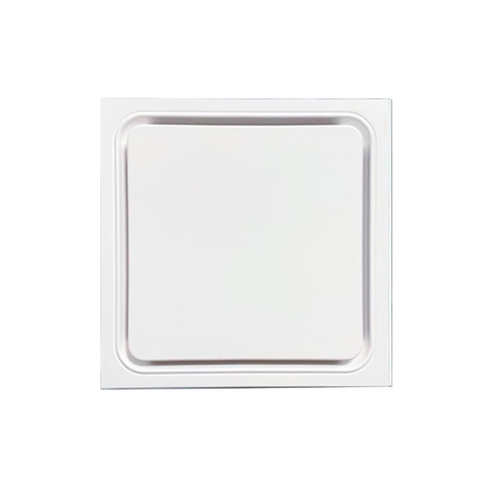 Badezimmer-Abluftventilator, integrierter Deckenventilator, 30 x 30 cm, Aluminium-Tastenbrett, Gipskartonplatte, starker Abluftventilator für Küche und Bad
