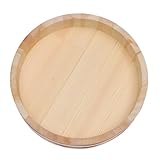 HINTRMENT Cuenco de Madera Color Aleatorio para Mezclar Arroz y Preparar Sushi, Recipiente Práctico Enfriamiento de Arroz, Material Sintético, Adecuado para Cocina y