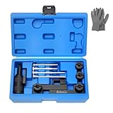 ReluxGo Camshaft & Crankshaft Timing Locking Tool Kit, Compatible with Volvo S40 S60 XC90 V70 S80 2.0 2.3 2.4 2.5 2.8 2.9T, 4 5 6 Cylinder Engine, Replace 9995452 9995451, with Case & Gloves
