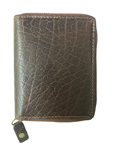 Image of MAESTRA Metal Unisex Wallet(Choco Brown)