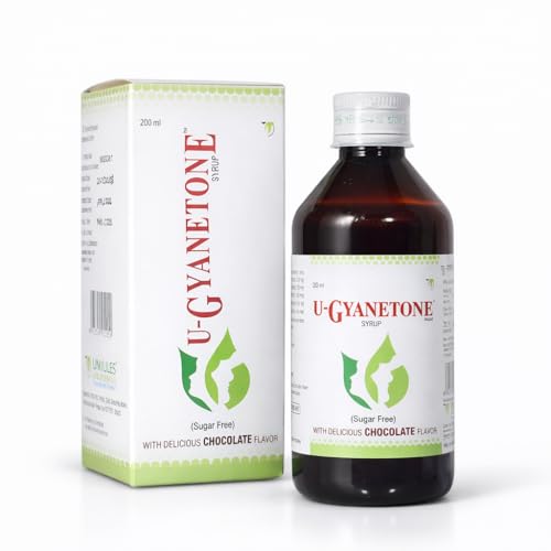 Image of UNIJULES LIFE SCIENCES Gyanetone Syrup, Chocolate Flavor, PCOS Management, 200ml