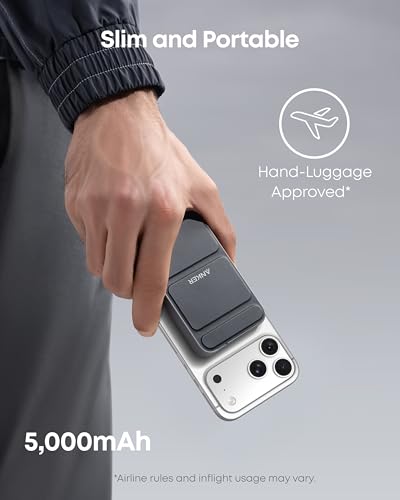 Anker 622 Magnetic Power Bank, 5,000mAh Foldable Wireless Portable Charger - image 3