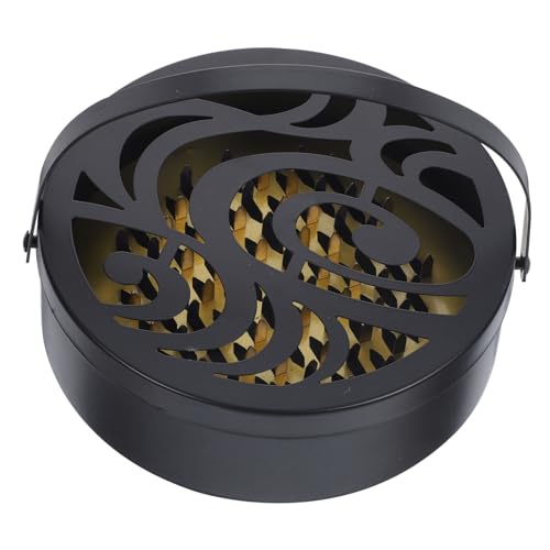 Zerodeko 1pieza Incienso con Diseño y Portátil Quemador De Espirales De para y Jardín Recipiente Protector para Espirales De Incienso De Transportar y Almacenar Zerodeko 1pieza Incienso con Diseño y Portátil Quemador De Espirales De para y Jardín Recipiente Protector para Espirales De Incienso De Transportar y Almacenar