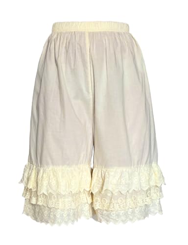 Womens Lace Renaissance Shorts Pettipants Sleepwear Pants Lightweight Knee Length Blommer Pants2