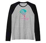 Retro La Coruña España Camiseta Manga Raglan