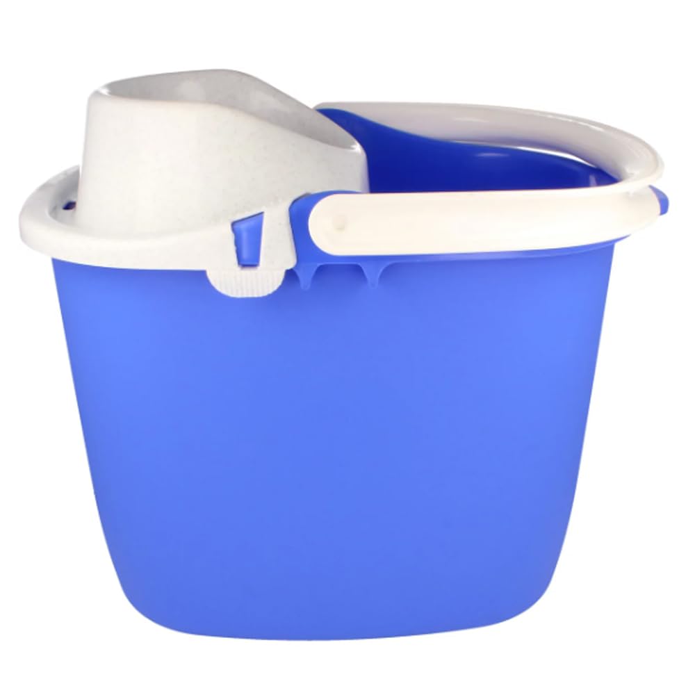 Putzeimer mit Auswringer, blau, 15 Liter 1 STK. 3er-Pack. BISB.