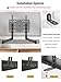 Mounting Dream Soundbar Mount Bracket for Mounting Above or Under TV Fits Most of Sound Bars Up to 15 Lbs, with Detachable Long Extension Plates MD5420