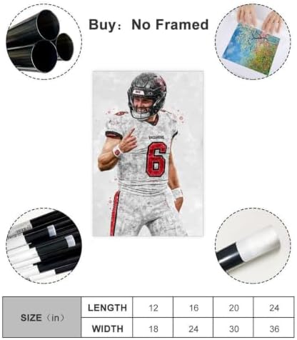 doublkl Baker Mayfield Canvas Poster - 1