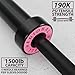 Synergee Regional Olympic 15kg Women’s Black Phosphate Barbell. Rated 1500lbs for Weightlifting and Powerlifting.