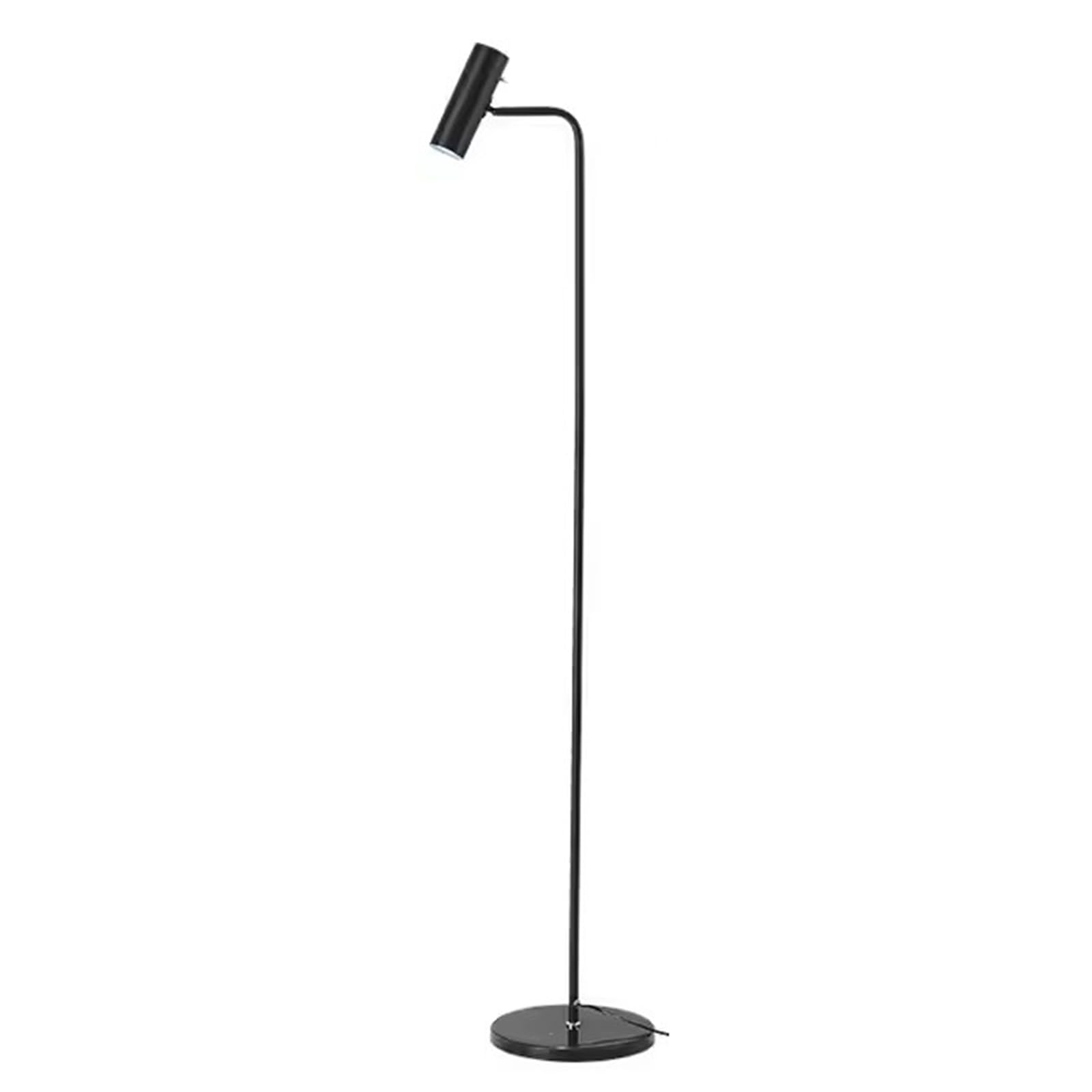 Lámpara de pie para sala de estar con diseño moderno y cabezal flexible