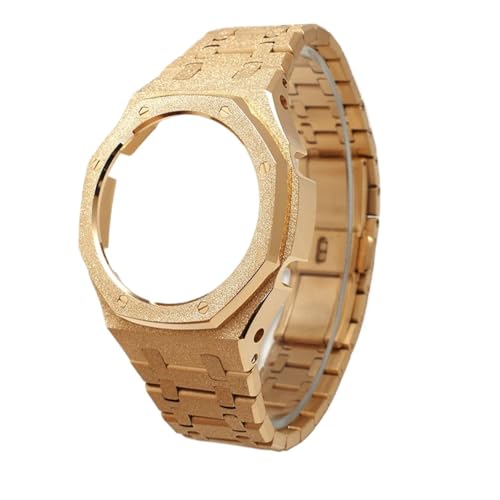 Bracelet boîtier acier compatible Casio G-Shock GA2100 GM2100 or métal
