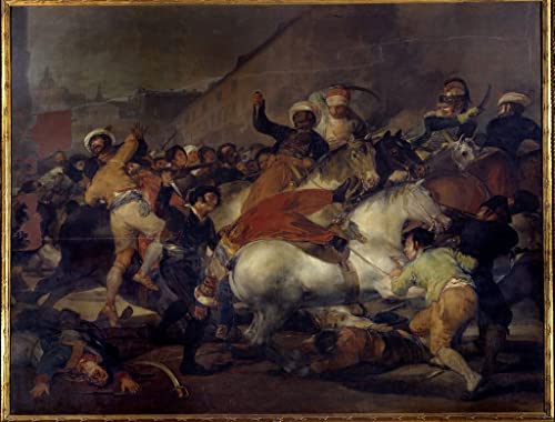 Pintura al óleo clásica en lienzo de Goya: Réplica artística de calidad, 60x90cm