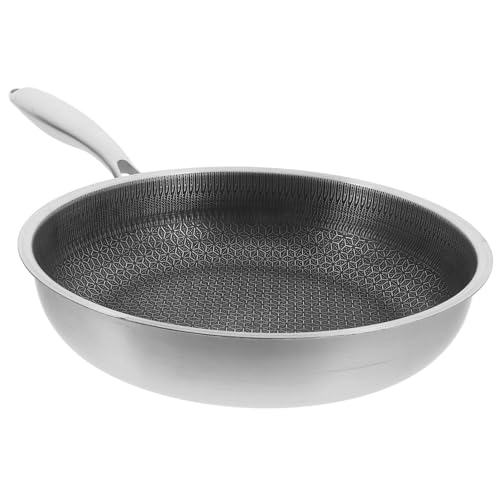 Wok de acero inoxidable antiadherente 12 pulgadas miniatura 1