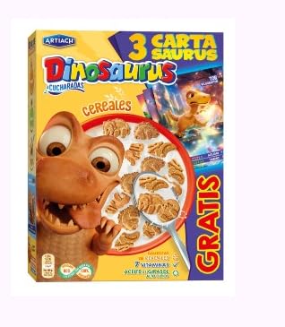 Dinosauris Biscuits À la Cuillère Boudoirs Moelleux, Pack de 3 Boîtes de 320g, Pour Tremper dans le Lait ou Chocolat Chaud