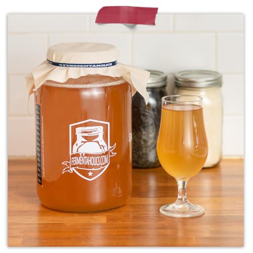Fermentaholics USDA Certified Organic Kombucha Tea Blend | Kosher Certified | Organic Black and Green Tea Blend | Loose Leaf