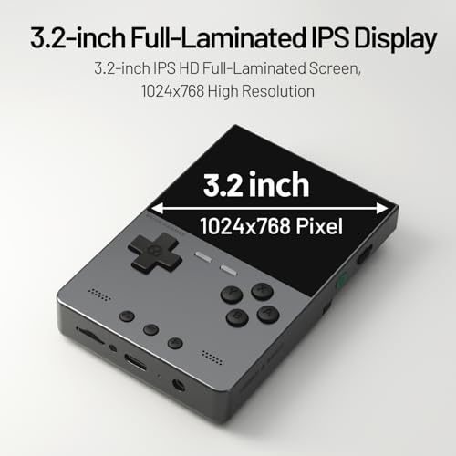 Image of Trimui Brick Hammer Metal Body Handheld Game Console Retro Gaming Handheld 3000mah Battery Allwinner A133p 3.2 inch IPS RGB Lighting Vibration Pink