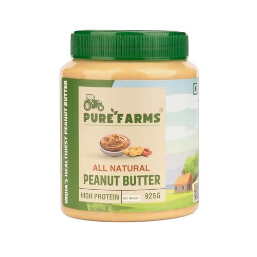 PURE FARMS All-Natural, Single-Ingredient Peanut Butter, 925gm Pack | Keto-Friendly, Crunchy Peanut Butter 100% Natural with unadulterated Peanut flavor (B0CZP85KFN) Amazon Price History, Amazon Price Tracker