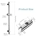 OFFO Shower Slide Bar 28 in Adjustable Installation Distance 19-27 in with 360° Adjustable Handheld Shower Head Holder for Bathroom, Screw Wall Mounted, Chrome Finish