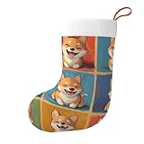 Photo Gallery vortithora shiba-inu - calze natalizie double-face in peluche, decorazione per camino, regalo di famiglia Photo Gallery vortithora shiba-inu - calze natalizie double-face in peluche, decorazione per camino, regalo di famiglia