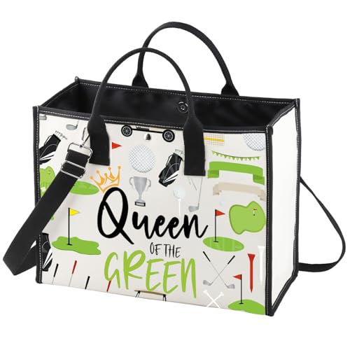 WZMPA Golf Queen Survival Kit, Golf-Spieler-Geschenke, Königin der Grün, Golf-Reißverschlusstasche, Golf-Reisezubehör, Queen Green Bg