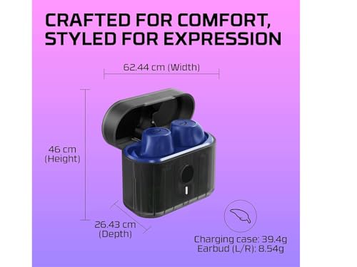 HyperX Cirro Buds Pro Écouteurs sans fil avec micro intra auriculaire Bluetooth Suppresseur de bruit actif - vue 4