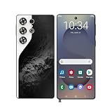 Smartphone S26 Ultra Sbloccato 5G, Display HD Da 7,3", 16GB RAM 1TB ROM, Doppia SIM, Fotocamera Da 72 MP 108 MP, Sistema Operativo Android 14, Supporta WIFI/Bluetooth/GPS/Face ID,Black-7.3 Inch
