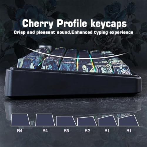 Teclas para teclado mecánico QWERTZ estilo Plum Blossoms para tu setup 6