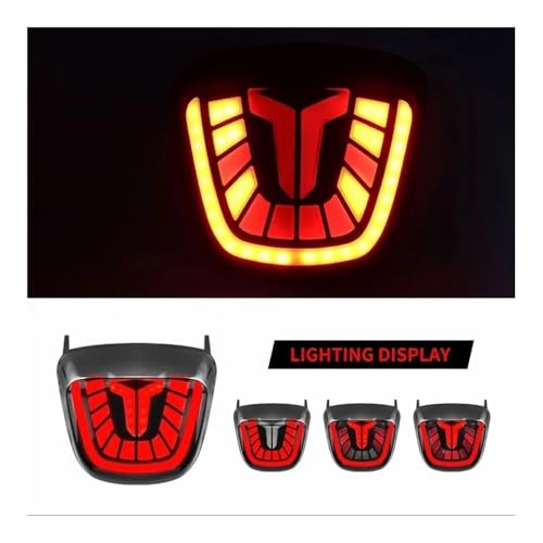 Feu arrière à LED pour moto clignotant de frein feu profil bas Spring 150