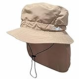 BUILTCOOL Adult Bucket Cap with Neck Shade – Boonie Hat, One Size, Khaki