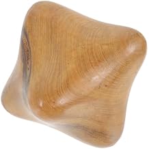 Milisten Hexagon Hand Massager Wood Hand Ball Thai Massage Trigger Point Massager Relief Tool