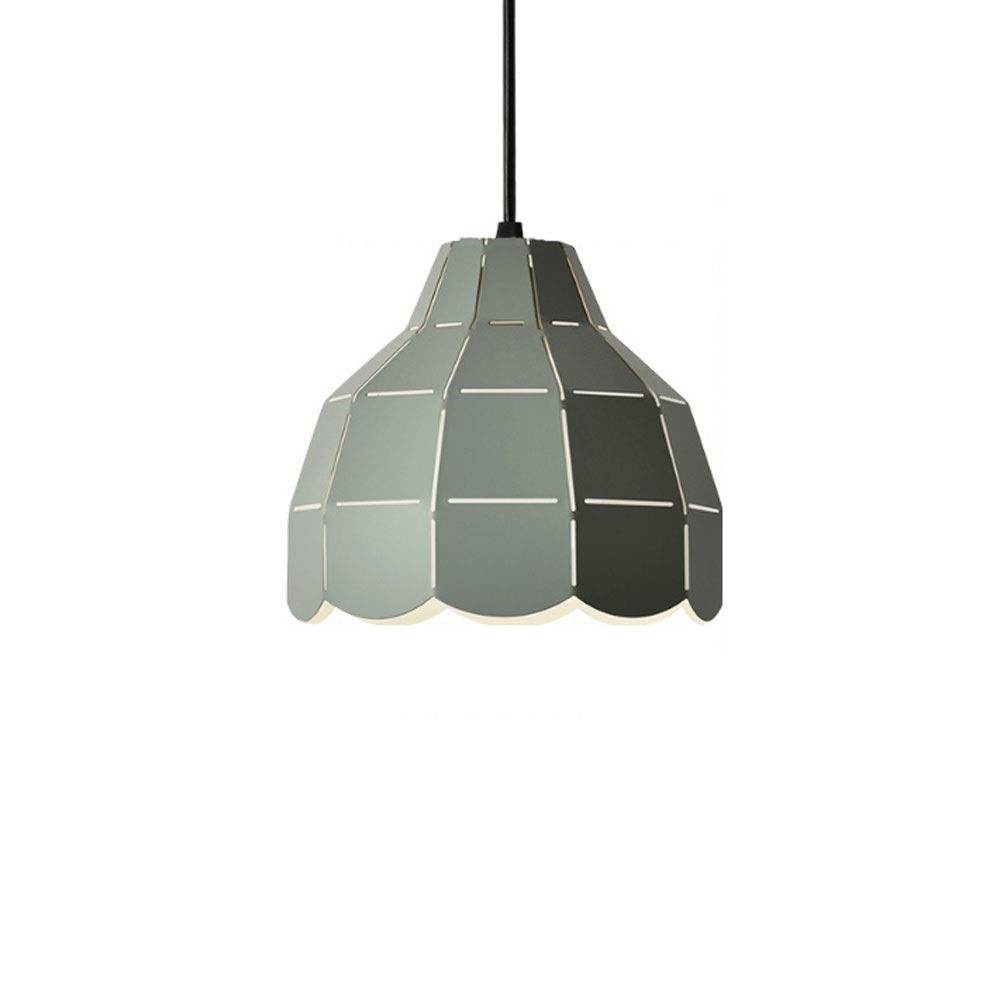 Suspension en aluminium gris pour petit espace style scandinave sans encombrer