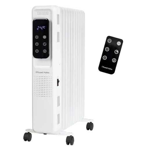 Digital Oil Filled Electric Radiator with Remote