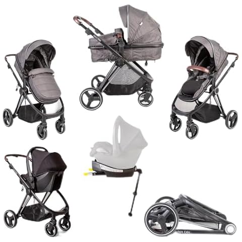 Red Kite Push Me Pace i Travel System Including i-Size Infant Carrier Car Seat Cover