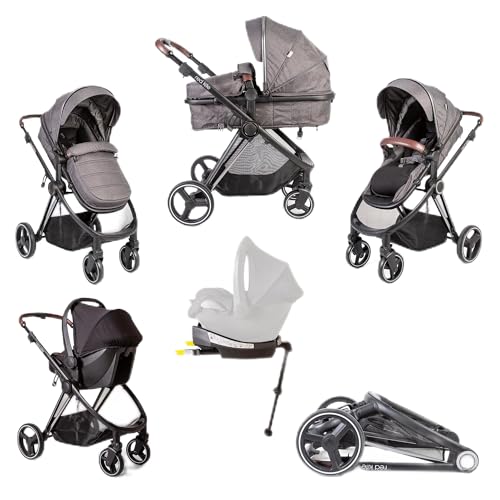 Red Kite Push Me Pace i Travel System Including i-Size Infant Carrier Car Seat - Icon