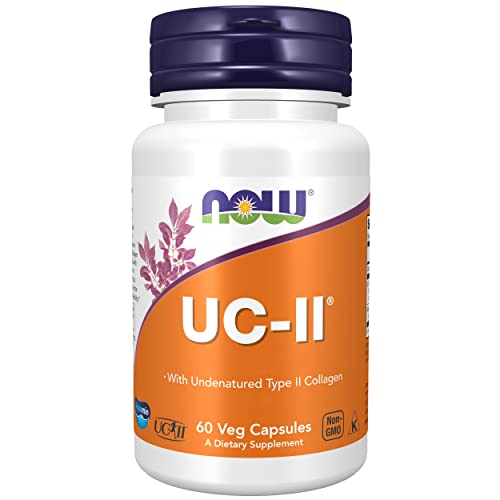 Now Foods, UC-II (Collagène de Type 2), avec Minéraux, 60 Capsules, Testé en Laboratoire, Sans Gluten, Sans Soja, Sans OGM
