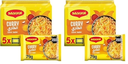 Maggi 2 Minutes Curry Noodles 79g (Pack of 10)
