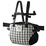 tecopeco [テコペコ] 食事椅子ベルト ベビーチェア ベルト 赤ちゃん 椅子ベルト 立ち上がり防止 肩紐付き 転落防止 持ち運び お出かけ (グレー)