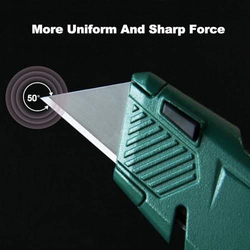 10 x Trapezklingen Messer,Trapezklinge,Ersatzklingen Cuttermesser,Ersatzklingen Cuttermesser,Sicherheitsmesser-52 x 19 x 0,6 mm