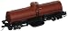 Bachmann Trains Track Cleaning Tank Car-Unlettered-Oxide Red-Ho Scale