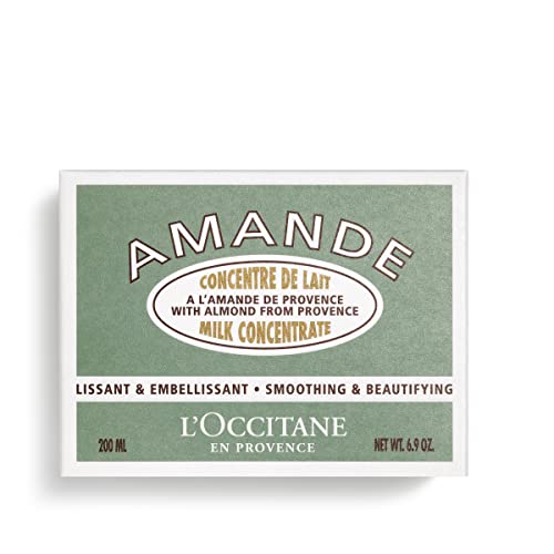L'occitane Almond Milk Concentrate 200Ml, 6.9 Oz.: 48 Hour Hydration*, Smooth, Visibly Firm Skin, Delicious Scent, With Almond Oil, Soften Skin #TOP1