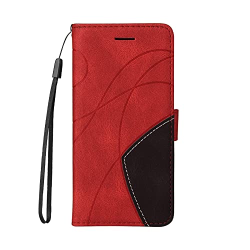 Phone Flip Case Compatible With Oppo Realme C21Y Leather Wallet Case, Card Slot Holder Flip Phone Case Oppo Realme C21Y Case Wallet Men’s And Women’s Shockproof Four-Color Phone Case Phone Screen Prot #TOP1