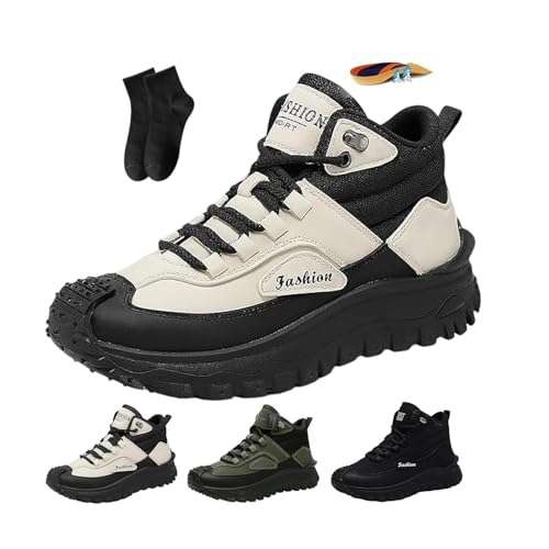 The First Young Shoes Men,Thefirstyoung Work Boots Orthopedic Boots for Men Wide Toe Arch Support Orthopedic Hiking Sneakers Puncture Proof Slip on Sneakers