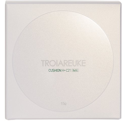 TROIAREUKE H+ / A+ / Seoul Cushion Foundation & 2 Refill Set, 21,23 Beige - SPF50+ PA++++ Healing Skincare Cushion (2Refill#23)
