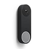 Silicone Case Compatible with Google Nest Hello Video Doorbell &lpar;Wired&comma; 2nd Gen&rpar; - Weather and UV Resistant&comma; Perfect Color Match&comma; Clean Finish &lpar;Black&rpar;