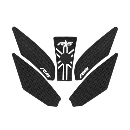 Protection réservoir YZF-R6 avec coussin antidérapant et genouillère de traction latérale