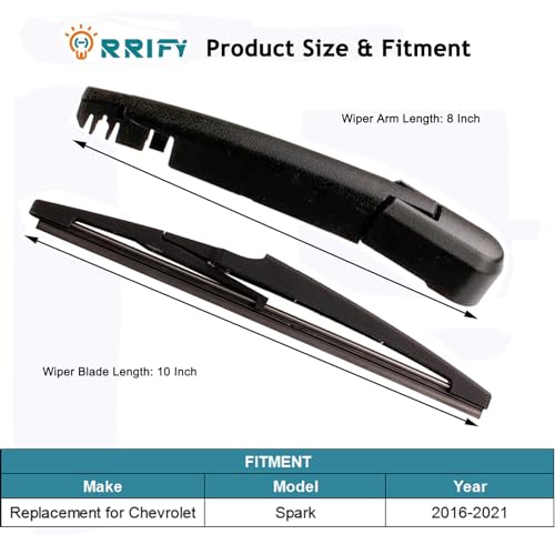 ORRIFY Rear Windshield Wiper Arm Blade 95391372 for Chevrolet Chevy Spark 2016-2021 Back Windshield Wiper Assembly by ORRIFY - Used condition - Image 2