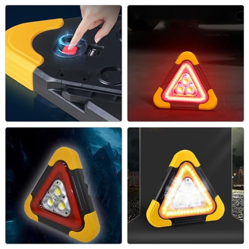 Evite vuelcos en carretera con la luz de advertencia triangular GALPADA de diseño estable 7