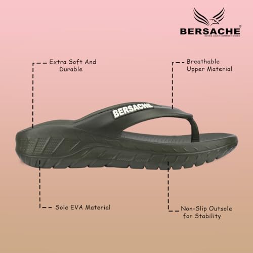 Image of BERSACHE Extra Soft Classic Casual CHAPPAL with Regular wear with Ultra Soft & Technology Slippers for Men's Slippers for Men'sSlippers for Men's