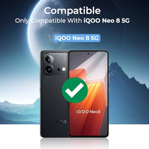 Image of A rtistque Liquid Silicone Stripes Back Cover Case for iQOO Neo 8 5G | with Camera Protection | with Inner Fabric | Anti Slip Grip | AirBag Case - Purple